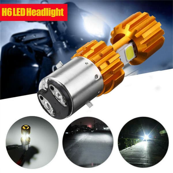 H4 LED-frontlykter Universal DC 12V 18W LED COB Motorsykkel frontlys