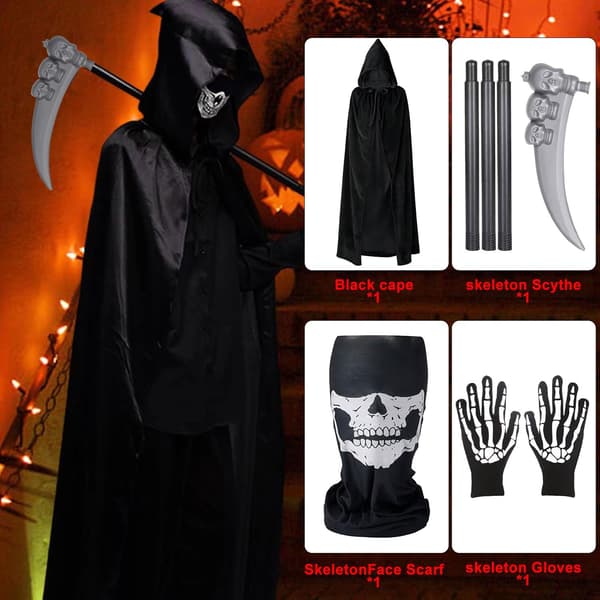 Halloween-kappe, kappe for cosplay og rekvisitter til Halloween-maskerade a 140 a 140