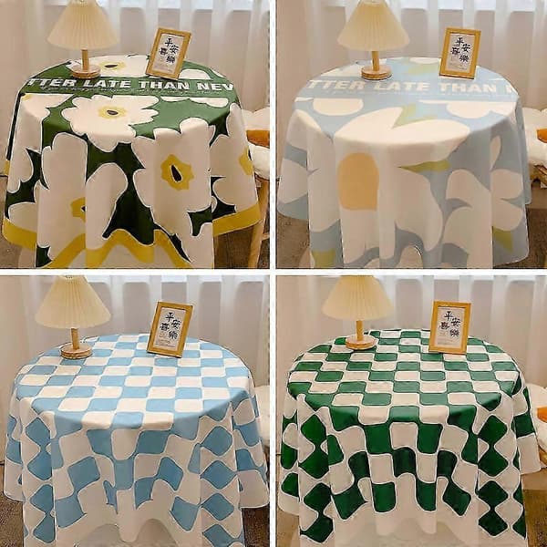 Färgglad rutig duk - 90 x 90 cm - Glada kökstillbehör: Inomhus- och utomhusduk, Festduk