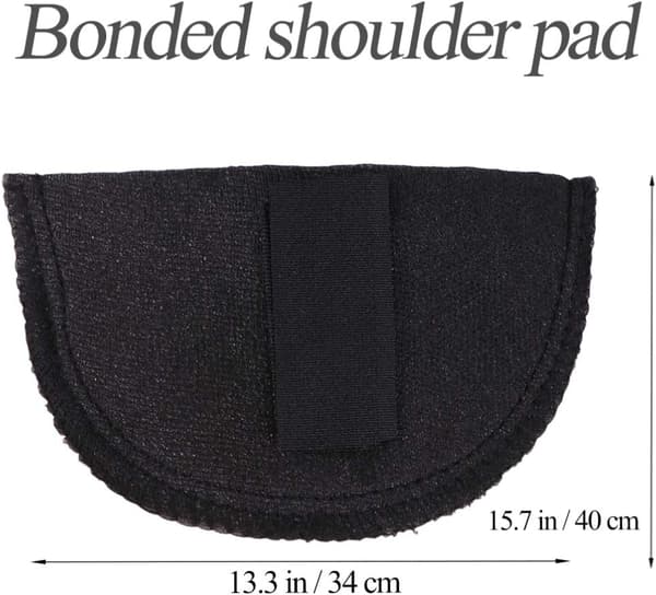 Black Foam Epaulets Foam Shoulder Pads Soft Padded Shoulders, ZQKLA