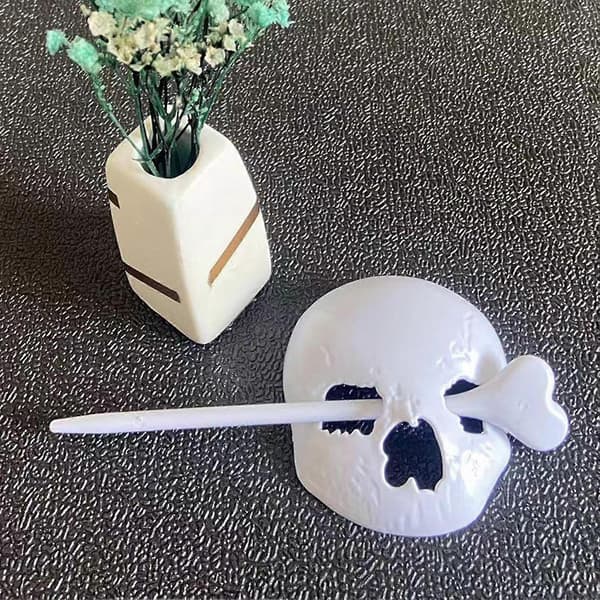 Halloween Läskig Dödskalle Hårnål Retro Gotisk Dödskalle Hår