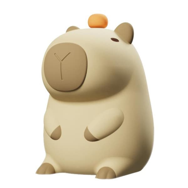 Capybara Night Light, Capybara Tap Tap LED Night Light, Capybara Lamp, Cute Silicone Capybara Night Light (FMY) As Shown As Shown