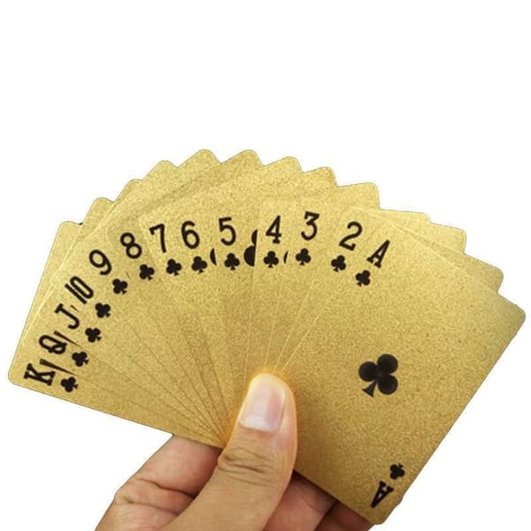 Kortstokk - Spillekort - Poker - Gull