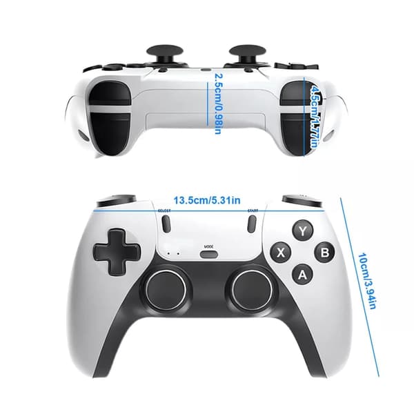 2025 Latest Model 4K HDMI Wireless Retro Game Console Stick Plug & Play 20000+ Video Games Stick +2X Wireless Controllers (64G)