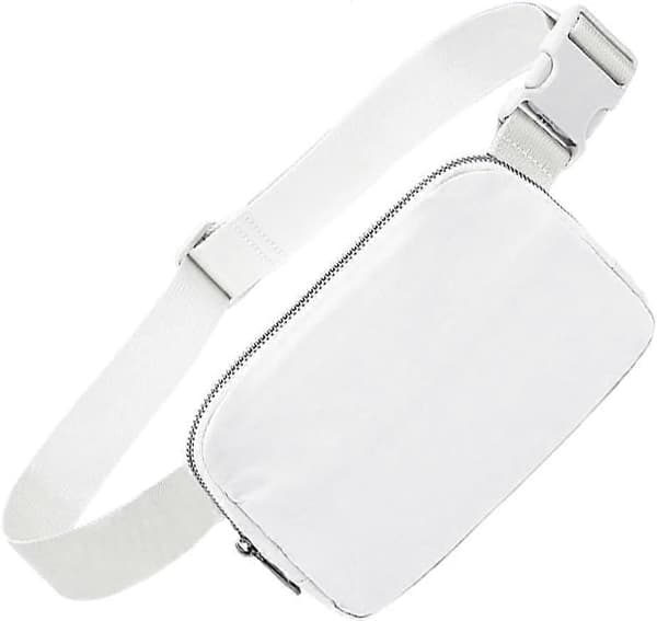 1 stk Bæltetaske til Kvinder Trendy Mavetasker Crossbody Tasker til Kvinder til Rejser Træning Løb Vandring til Damer Piger og Mænd
