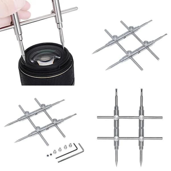 Heavy Duty Camera Lens Spanner Wrench Camera Opener Removal and Repair Tool