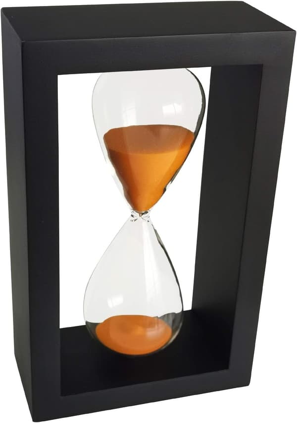 Oransje Sandglass 30 Minutters Timer Timeglass for Pynt Dekorasjon