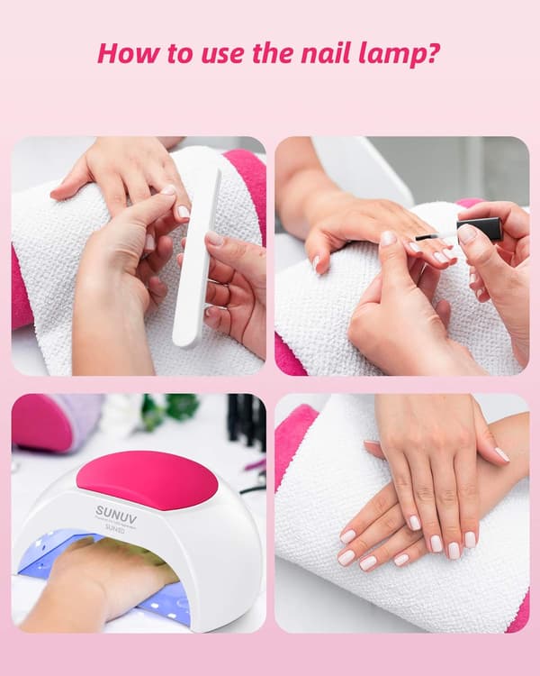 UV LED Nail Drying Lamp, 48W Portable Professional Automatic Nail Dryer-XM4-