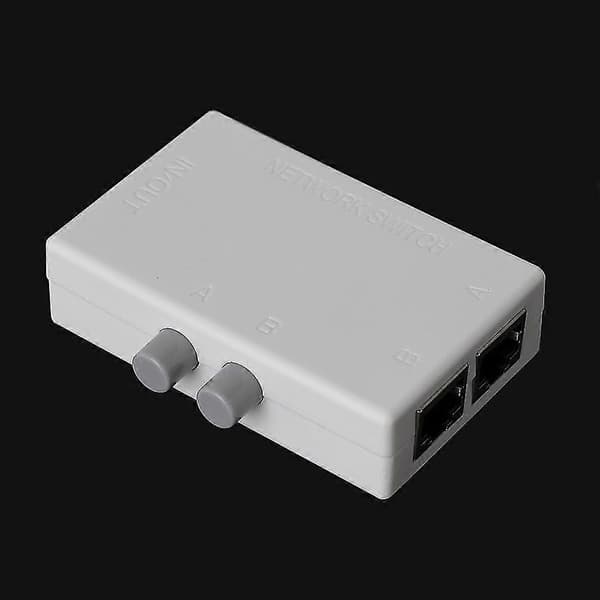 2-in-1-out Or 1-in-2-out Rj45 Splitter Selector Switch 2 Ports Network Switch -Sy