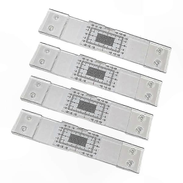 4-pack Crack Monitoring Tools, Precision Gauge Compatible with Surface and Corner Measurements