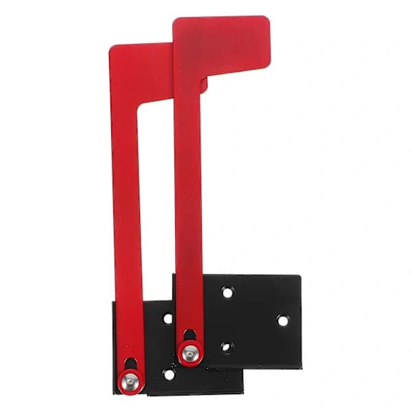 Replacement Mailbox Flag Weatherproof Universal Self-Adhesive Flags For Mailbox 2-pack Red 19.50X6.90X0.40CM