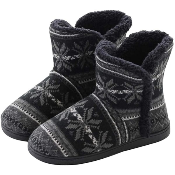 Slippers cabin shoe high lined keep warm comfortable plush