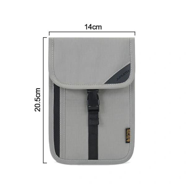 RFID-suojattu passikotelo lompakko MUSTA musta[XJ]
