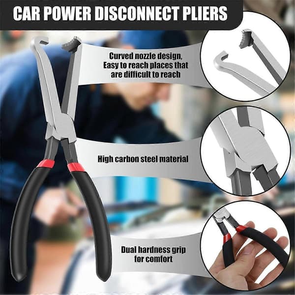 [COQQ] 2pcs Electrical Connector Removal Pliers, Electrical Connector Separator, Car Tool Electrical Connector