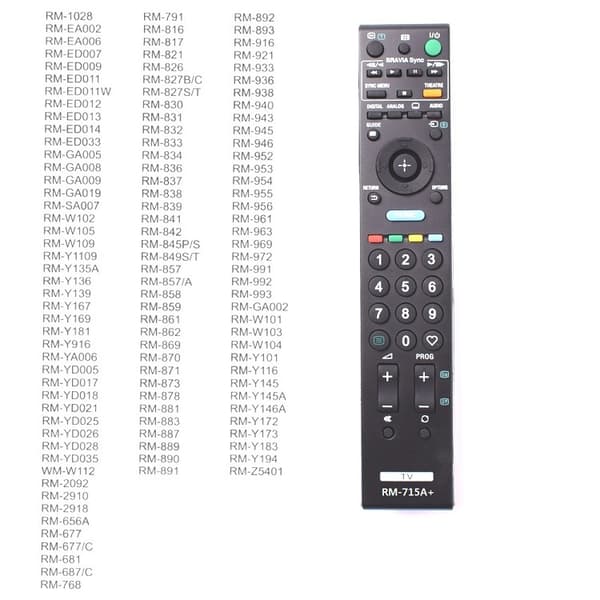Replacement Remote Control for SONY TV RM-ED009/RM-ED011 Spare Parts