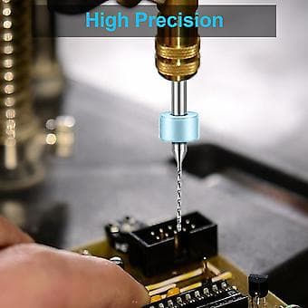 50 stk. hardmetall mikroborrsett 0,1-1,0 mm PCB-borr for CNC-gravering