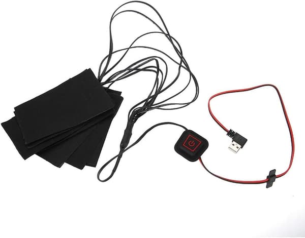 Talvilämmitin metallikuituliivi USB-lämmityslevyt sähkölämmitys