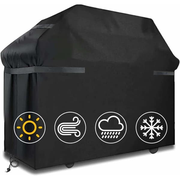 Vanntett BBQ-grilltrekk med stropper og oppbevaringspose 145x61x117cm[JUN]