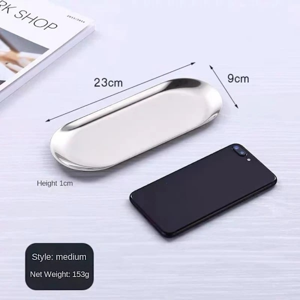 2 stk. Oval makeupbakke parfumebakke B B B[XJ]