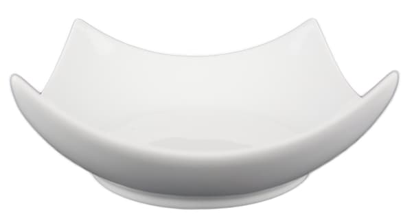 Porcelain Bowl Square Curved Edges - 8 pack Vit 4096