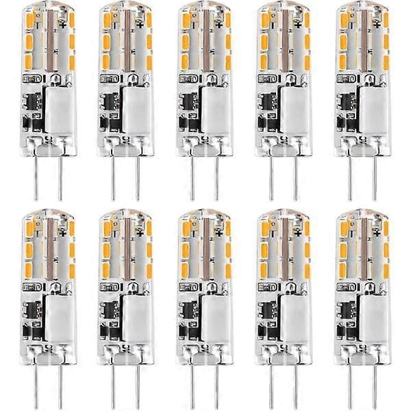 G4 LED-lampor 12V Varmvit 3000K 120LM, 2W Ej dimbar 10-pack