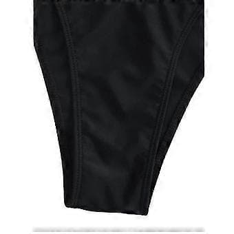 Dame Wrap Trekant Bikini Badedragter med Mesh Strandskørt 3-delt Badedragt V (S)