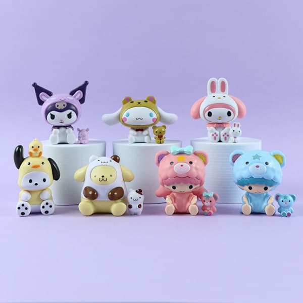 7 kpl Sanrio My Melody Kuromi -hahmoja, halikaverisarjan hahmoleluja