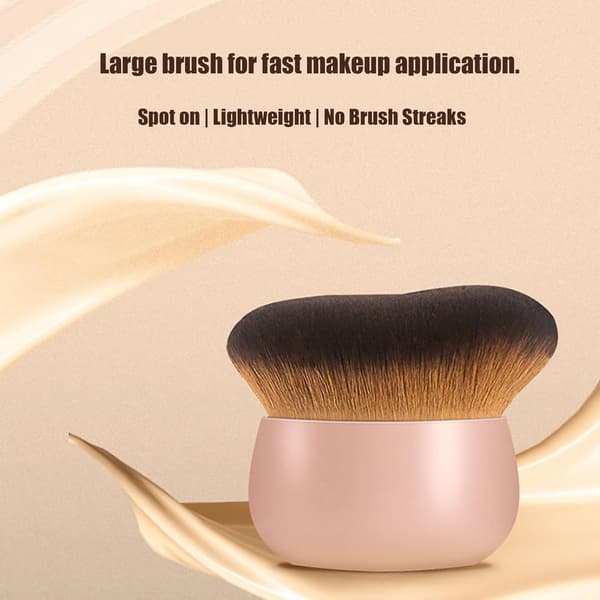 Kropsmakeupbørste til ben og ansigt Våd/Tør Brug Jævn Påføring (Rose Gold)