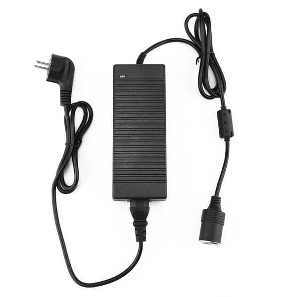 [LD]230V TIL 12V 10A SPÆNDINGSKONVERTERER BILSTRØMADAPTER KOBLINGSBAR SPÆNDINGSKONVERTERER DE
