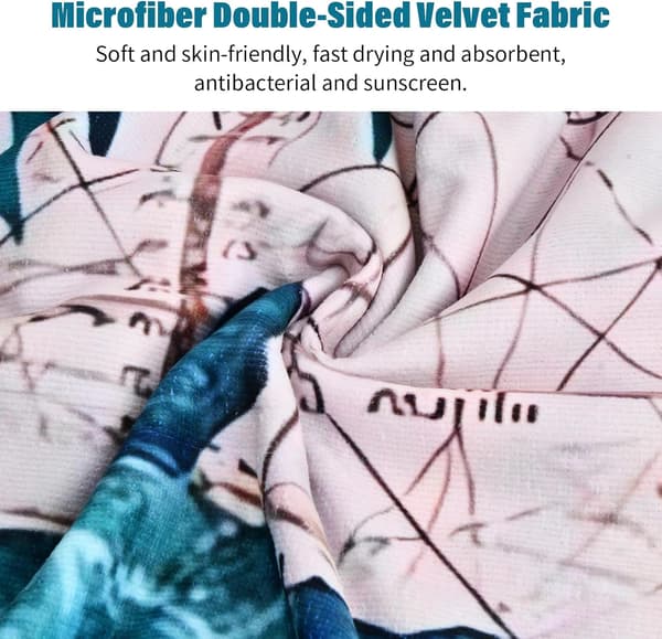 1 stk mikrofiber strandhåndkle, 150x75cm sandfritt absorberende strandhåndkle