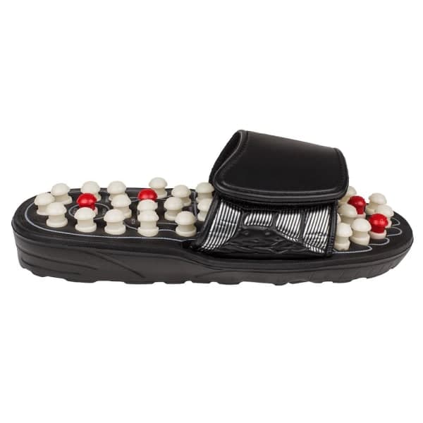 Massageslippers Reflexology - Slip in Massage for Feet Black M