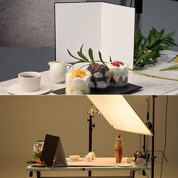 3-i-1 Sammenklappelig Fotografisk Reflektor (Sort/Hvid/Sølv) A3 Li