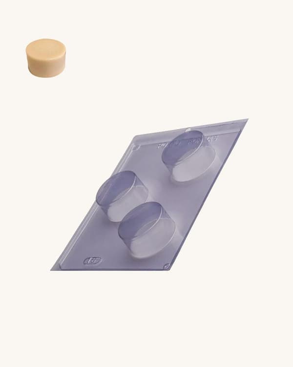Pralinform Cirkel, Kupol - Chokladform - Porto Formas 16 - Special 3-delsform Transparent transparent
