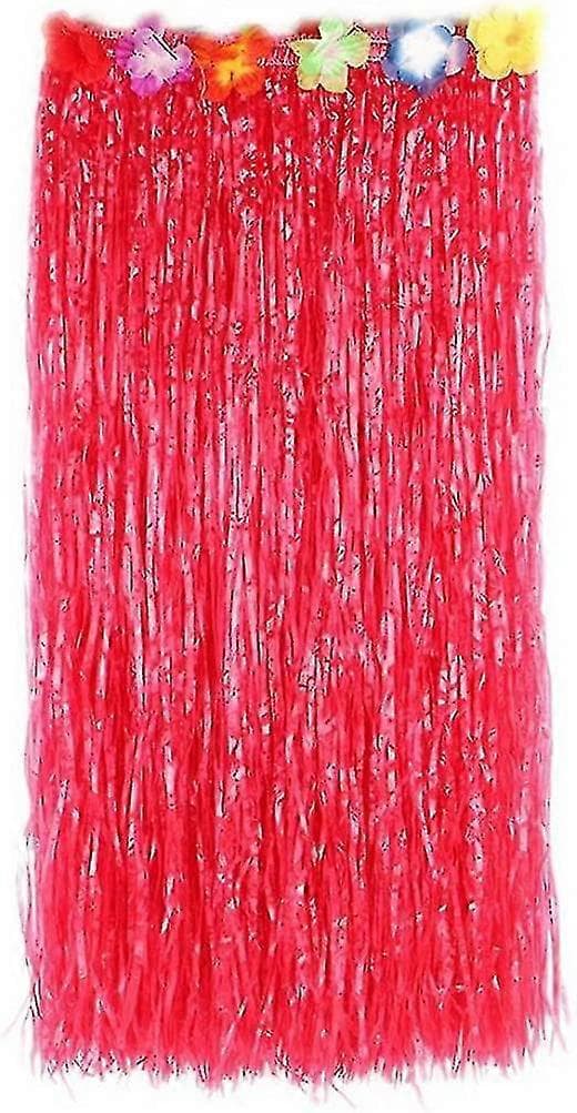 1 sett 80 cm voksenfest Hawaii-kjole Hula gresskjørt av