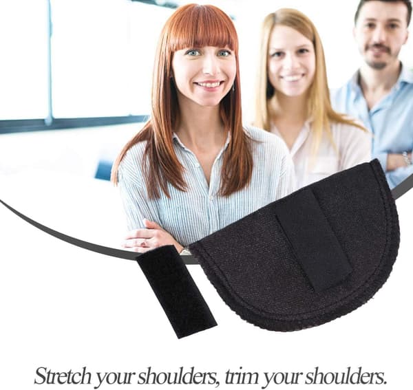 Black Foam Epaulets Foam Shoulder Pads Soft Padded Shoulders, ZQKLA