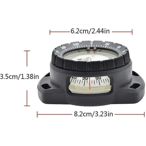 Wrist Luminous Diving Compass Waterproof Underwater Navigation Compass with Vision Bungee Dark Night Durable Daily Necessities