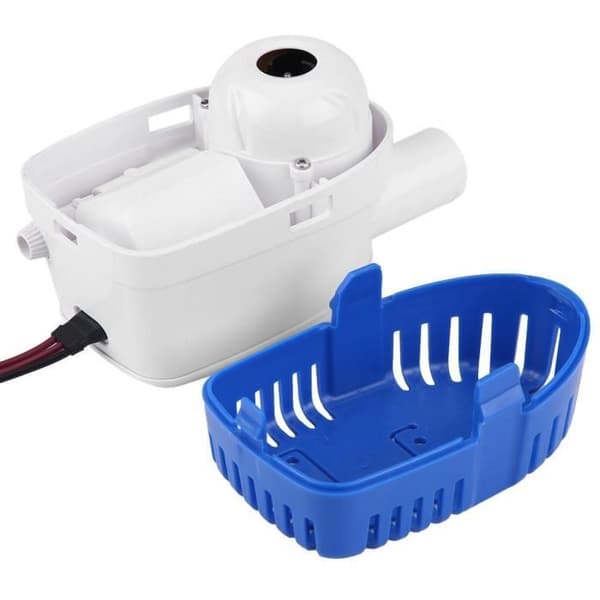 Nedsenkbar pumpe - 1100 GPH - 12V - Automatisk - Flottørbryter