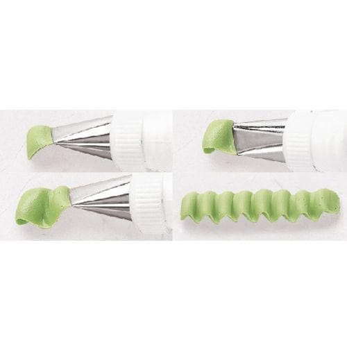 Wilton Dekorations Tyl #104 Kronblad Kortpakket Vit white