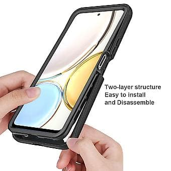TPU PC-kotelo Honor X9 4G / 5G / Magic 4 Lite -puhelimelle (punainen)