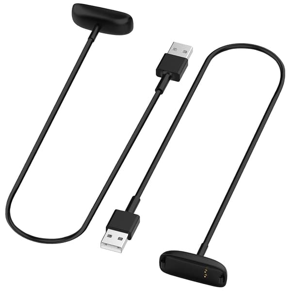 [2-pak] Opladerkabel til Fitbit ACE 3, Erstatningsopladerkabeltilbehør til Fitbit Inspire 2 og ACE 3 2-pak 1.0 ft 2-Pack 1.0 ft