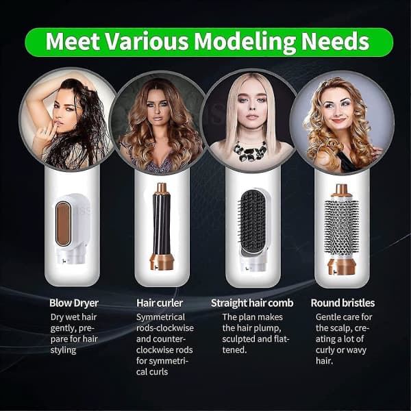 TG New 5-in-1 Professional Multifunctional Hair Styling Tool with Airwrap