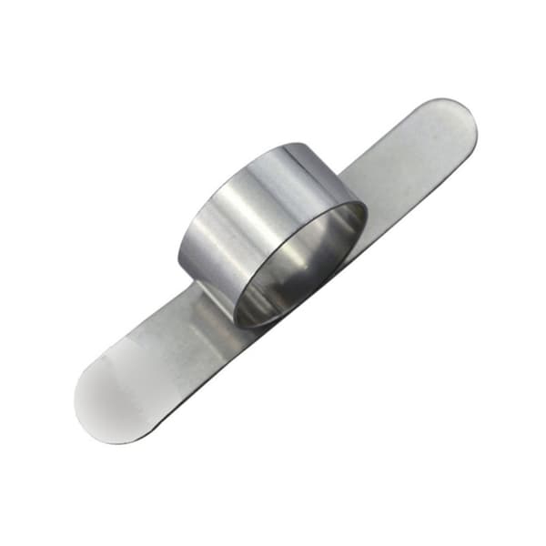 2-pak appelsinskreller / fruktskreller / skrell appelsin i rustfritt stål Silver silver