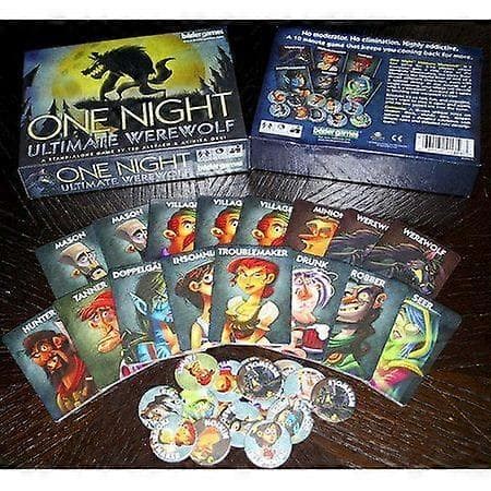 One Night Ultimate Werewolf: A fun game for 3-10 players aged 8 and up [DB]