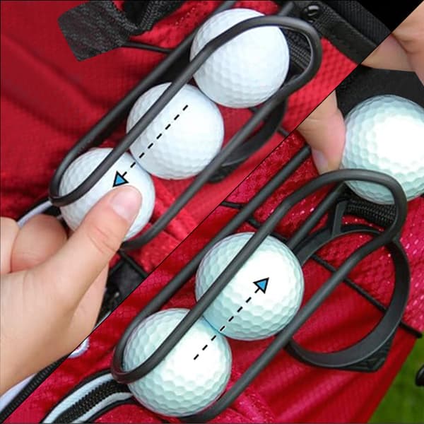 Golfpallopidike - Pro pikalukituksella (musta) Golfpalloteepidike - Pikalukitus - Golf