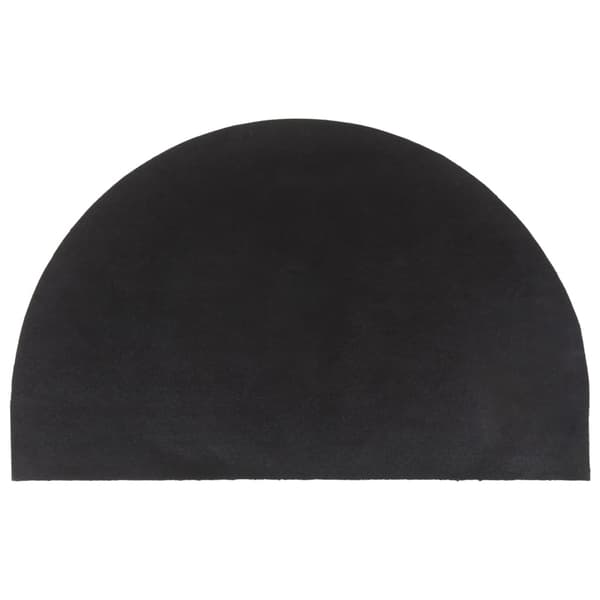 vidaXL Doormat natural half-round 50x80 cm tufted coconut Brun 2670