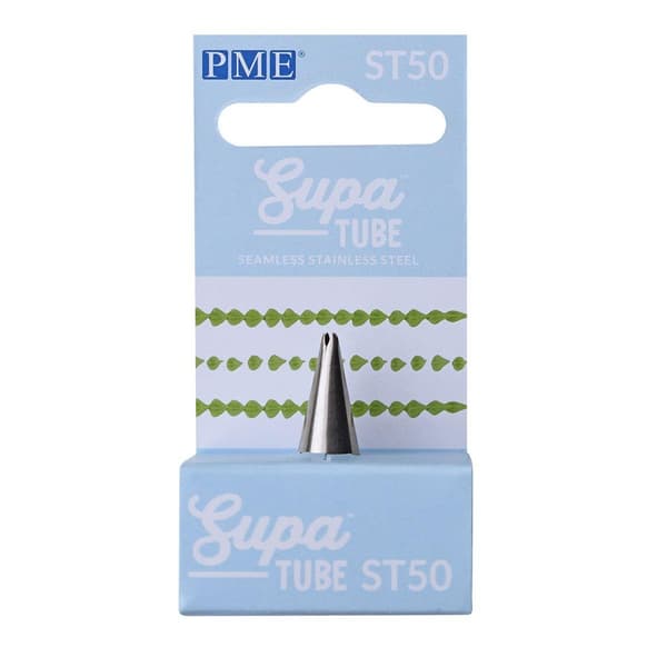 PME Supatube No. 50 Liten Bladtyll Tyll Leaf Small Silver Rostfritt stål silver