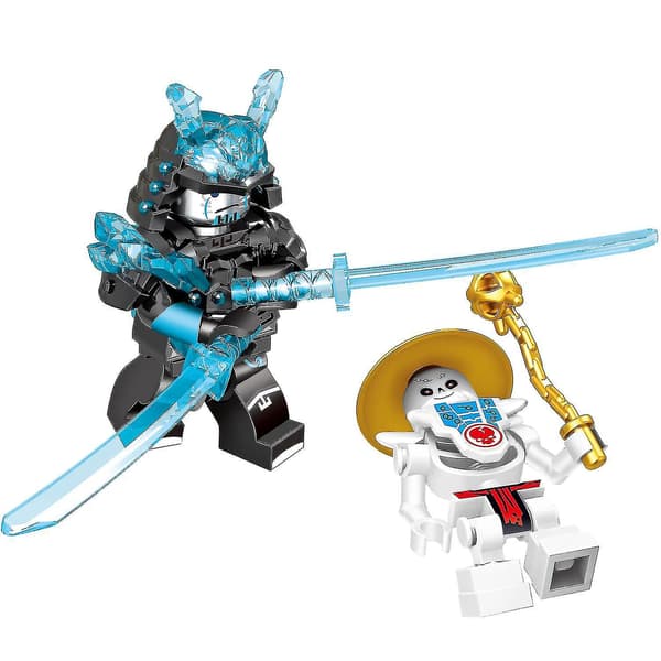 Sett med 32 stk Ninja Minifigurer Byggeklosser Leker Barn GaveDB