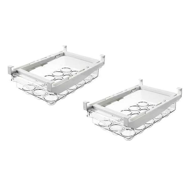 Egg Holder for Refrigerator, Refrigerator Egg Storage Box, Mini Refrigerator Drawer with Pull Function