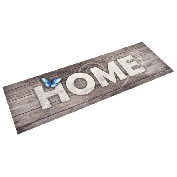 vidaXL Køkkenmåtte maskinvaskbar home 60x300 cm multifärg multicolor