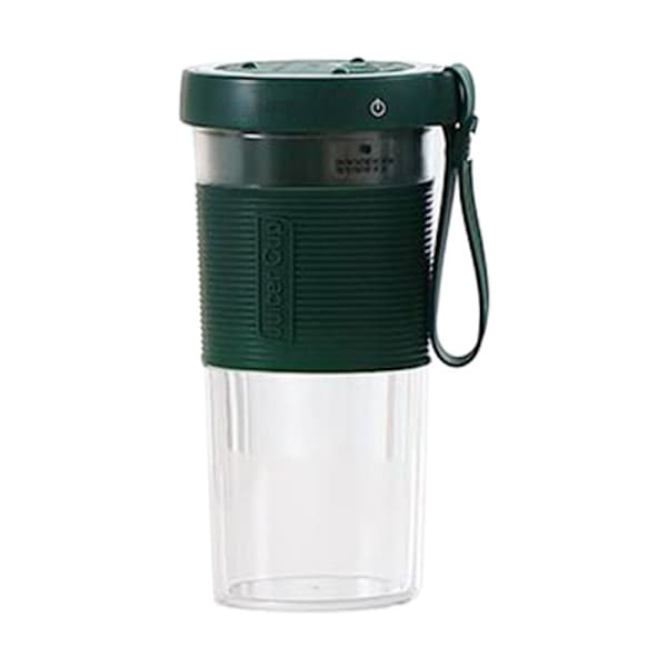 Bærbar elektrisk juicer Frugtkop Blender Processor Mixer 320ML Mini USB Genopladelig Hurtig Juicemaskine, Grøn